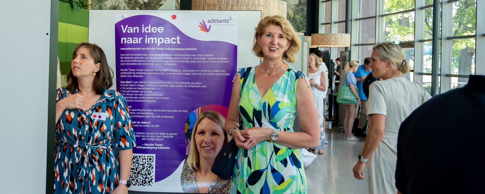 Posterpresentatie tijdens symposium 10 jaar Academische Werkplaats Revalidatie